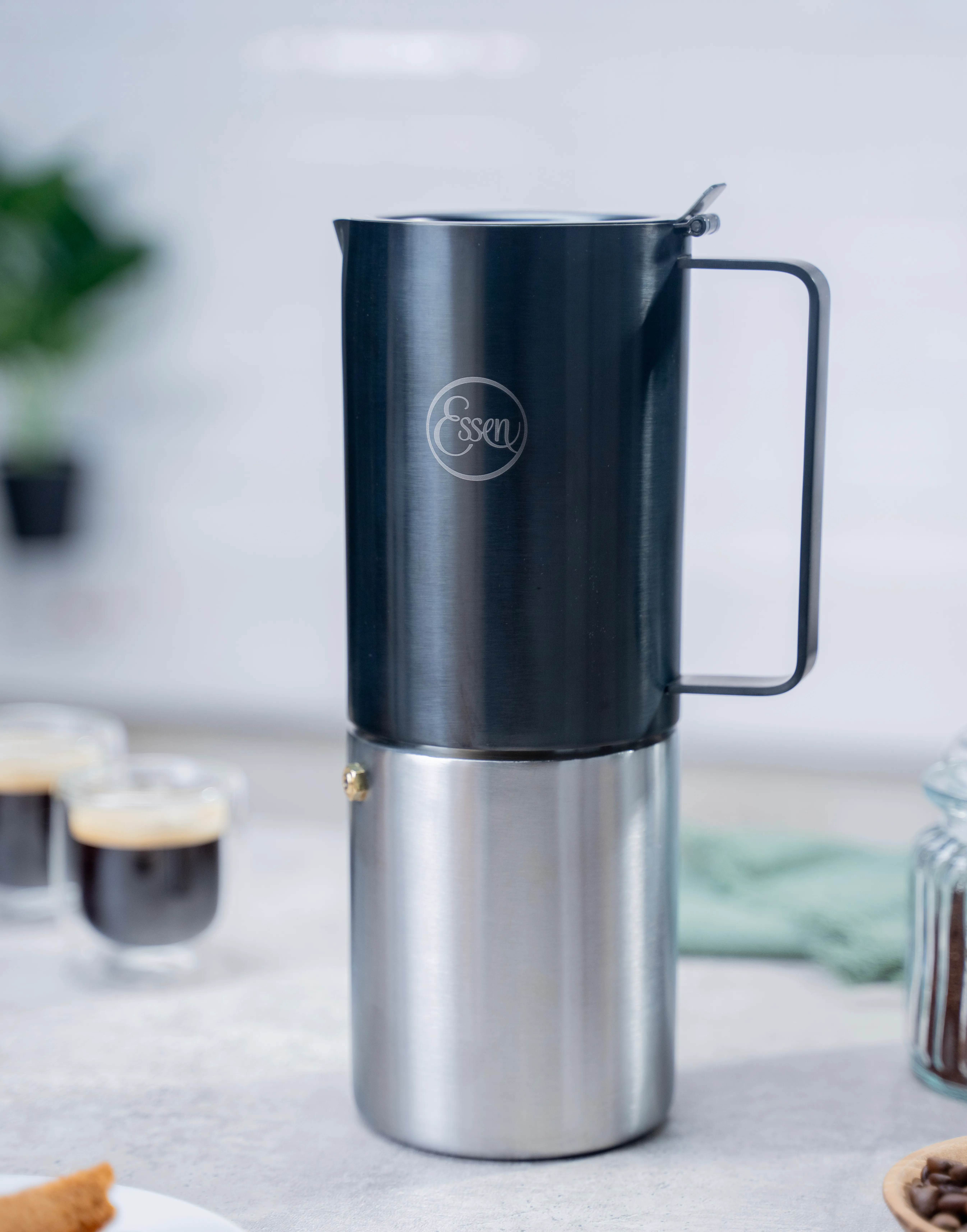 Cafetera de Acero Único