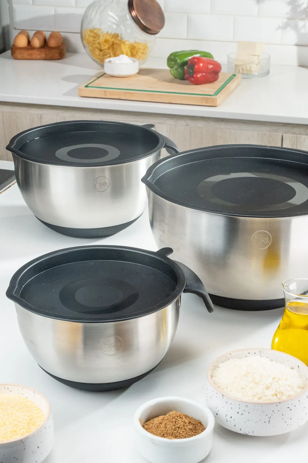 Bowls Acero Set ×3 Único